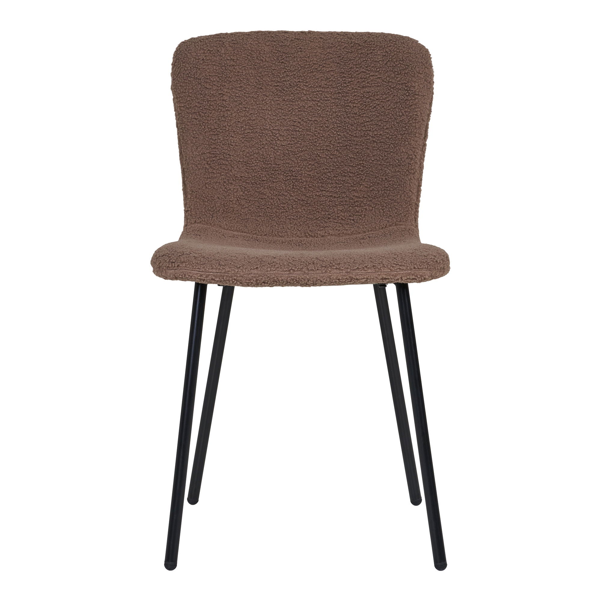 Halden Esszimmerstuhl 2er Set – Stuhl mit Kunstfell, 52,5 × 44,5 × 76,5 cm - Set aus 2 Stühlen
